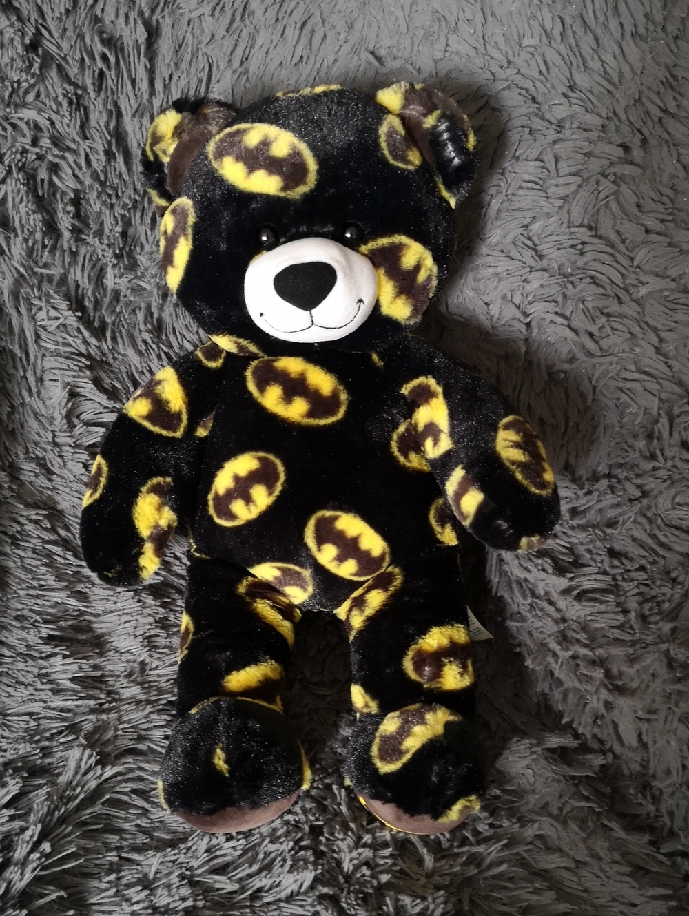 Like New Build-a-Bear All-over Batman Stuffed Animal